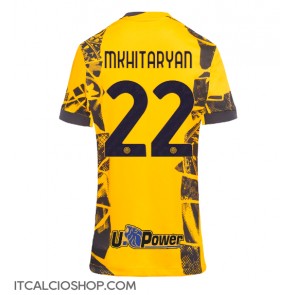 Inter Milan Henrikh Mkhitaryan #22 Terza Maglia Femmina 2024-25 Manica Corta